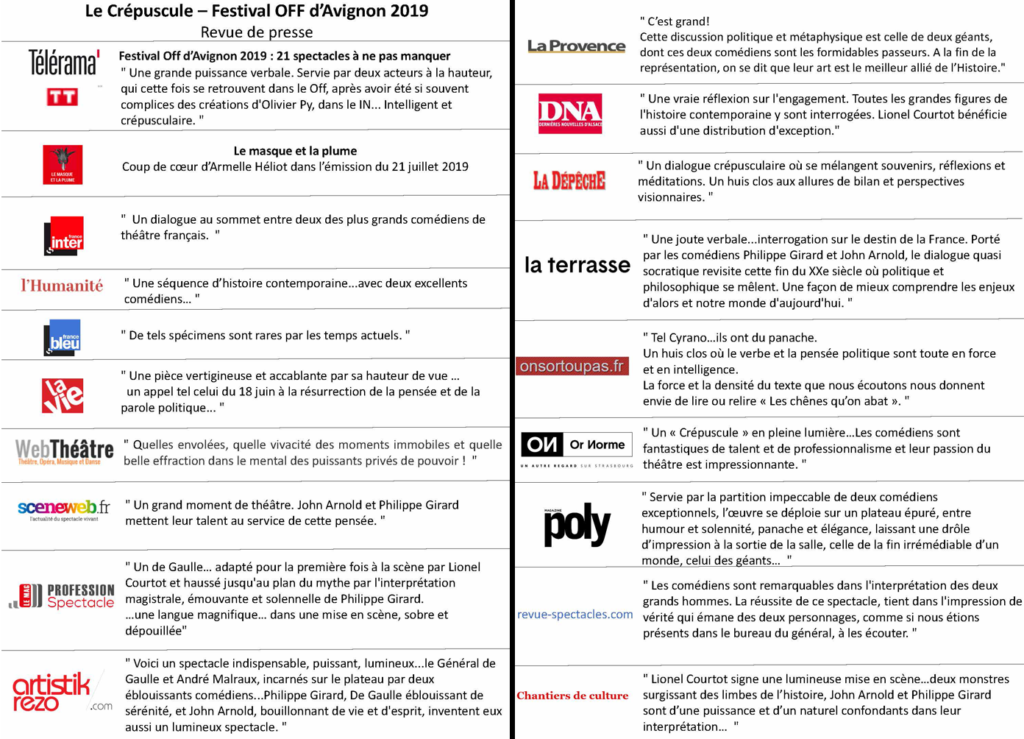 revue de presse avignon 2019